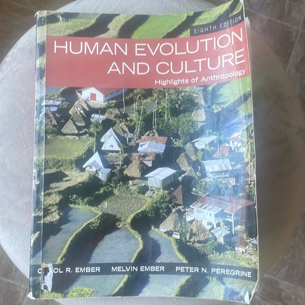 Human Evolution and Culture - Highlights of Anthropology, softcover book